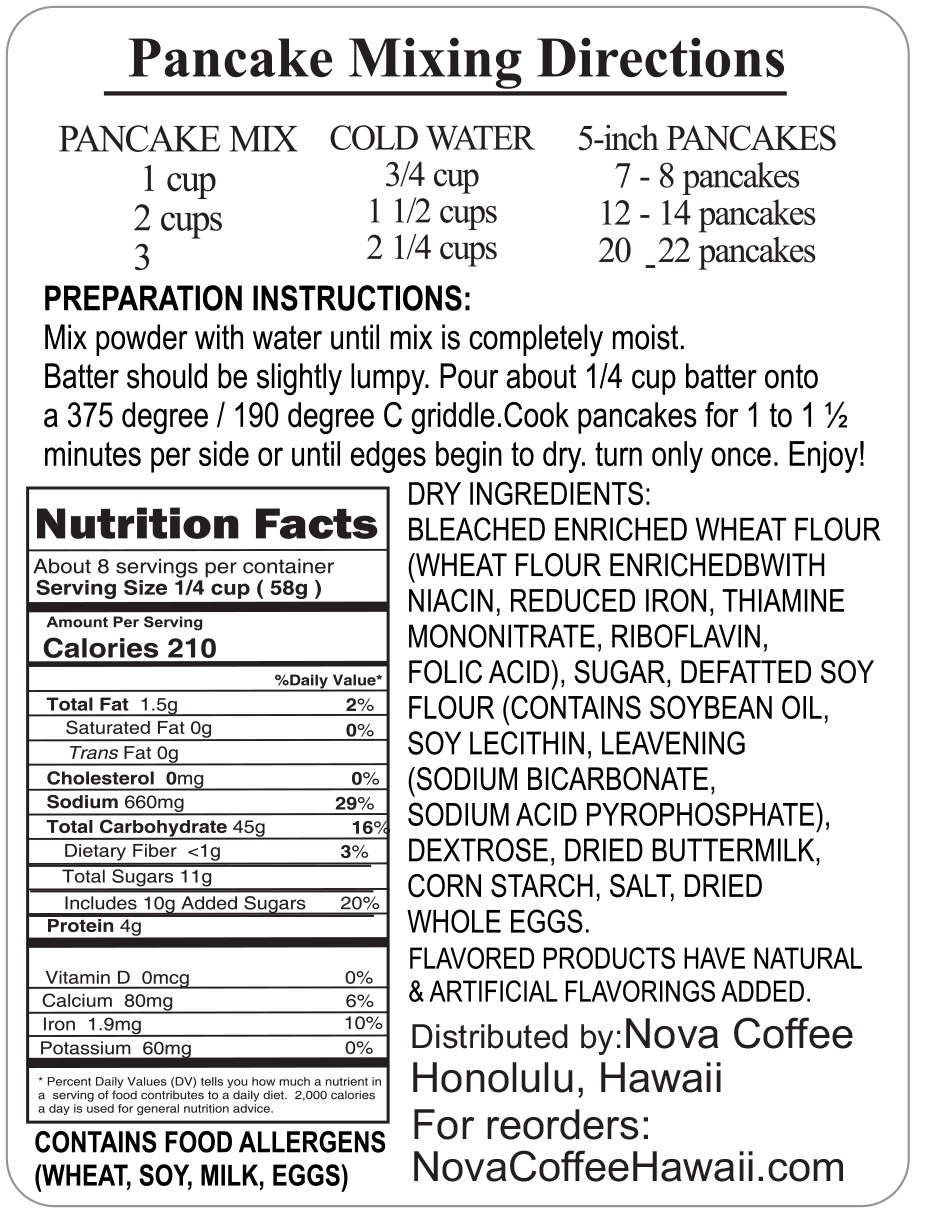 Pancake and Waffle Mix 8oz